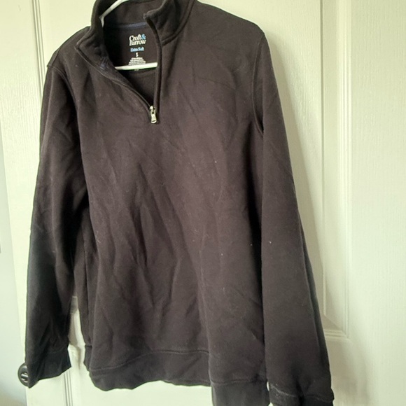 Croft & Barrow Black Zip Up Sweater - Picture 1 of 5